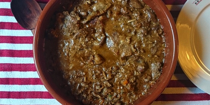 Fricandó amb carreretes i vermut